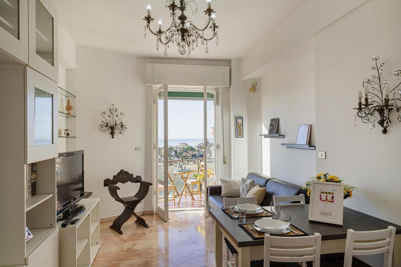 Homey Seaview Apartment By Wonderful Italy Cenova Dış mekan fotoğraf