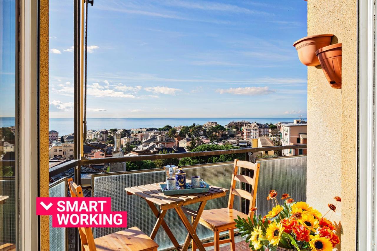 Homey Seaview Apartment By Wonderful Italy Cenova Dış mekan fotoğraf